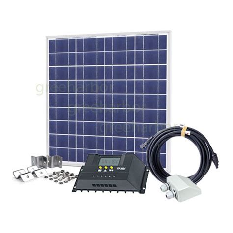 Rv Marine Solar Power Kit 60 Watt 12v Solar Charging System