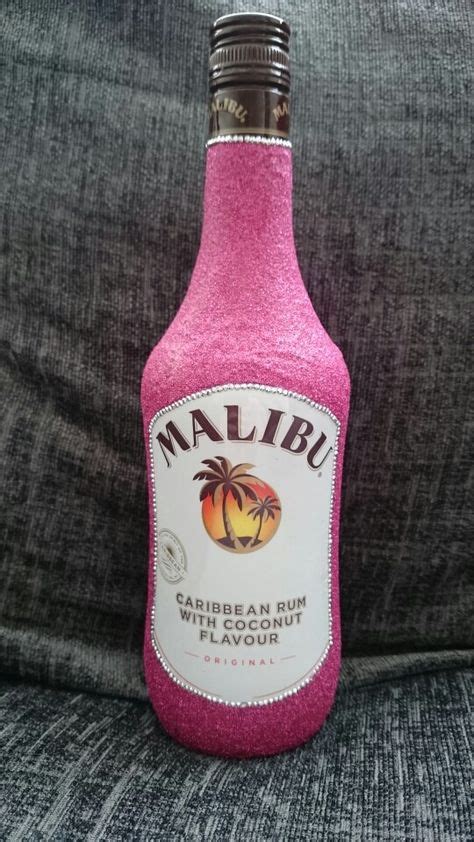 Raspberry Glitter Malibu Bottle Available At Dazzlingcraftyuk