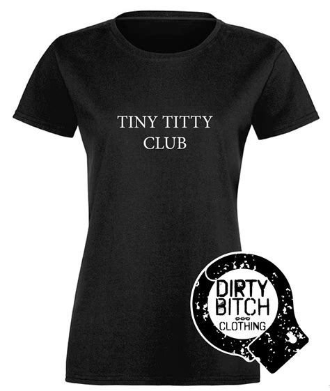 Tiny Titty Club Ropa De Camiseta Para Adultos Tetas Hotwife Etsy España
