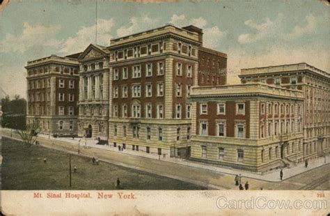 Mount Sinai Hospital New York City Ny Postcard