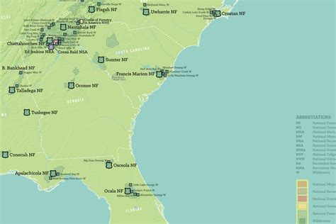 Us National Forest System Map 24x36 Poster Best Maps Ever