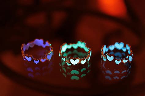 Nyctophilia is the band's 5th studio. GLOW in the DARK Hearts Ring