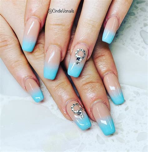 Blue Ombre Nails Coffin How To Achieve The Perfect Gradient Look For