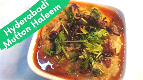 Hyderabadi Mutton Haleem Daleem Recipe For Ramadan Youtube