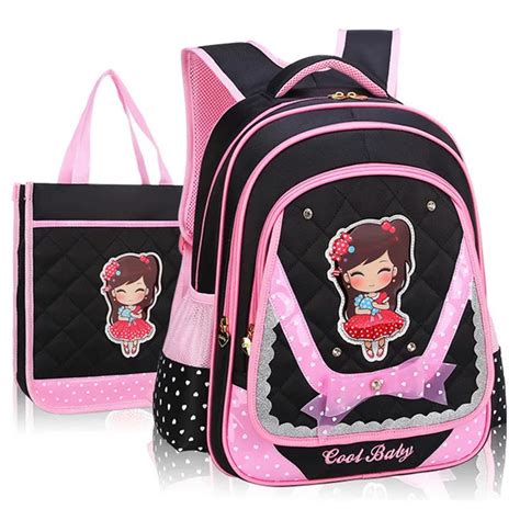 Cartoon Children Waterproof Backpacks School Bags For Girls Cute