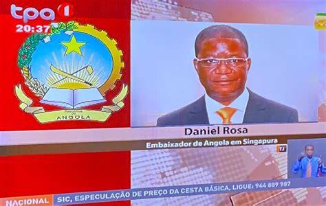 Ditadura De Consenso Angola Nomeou Seu Embaixador Em Bissau Para Singapura