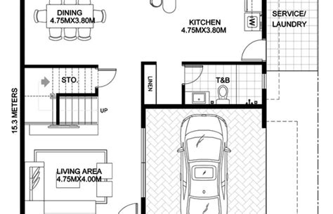 Arabella Three Bedroom Modern Two Storey With Roof Deck Mhd 2019039