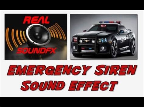 Distant fire truck siren that approaches in. Emergency services siren sound effect - police fire ...