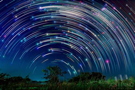 Wordlesstech Spectacular Star Trails In The Night Sky