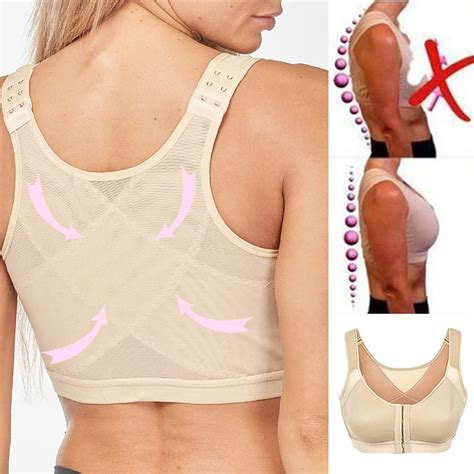 S 5xl Posture Corrector Lift Up Bra Women New Cross Back Bra Breathable Underwear Shockproof