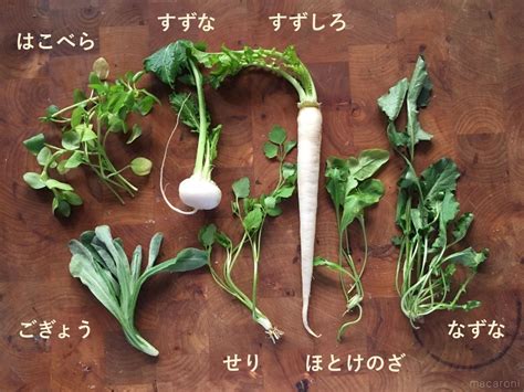 七草粥の材料「春の七草」とは。日本のハーブ7種類の由来を解説 macaroni
