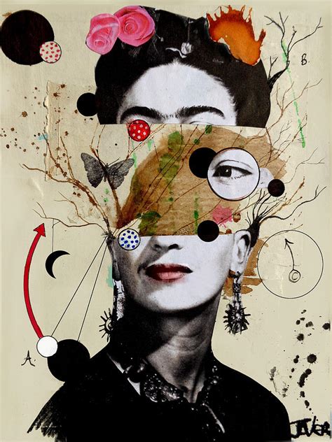 Deconstructed Frida Drawing By Loui Jover Fine Art America