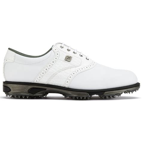 Footjoy Dryjoys Tour Golf Shoes 53700 Whitewhite Croc Scottsdale Golf