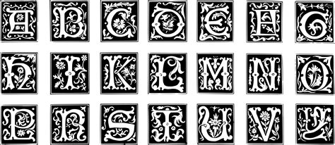 Monogram Illuminated Manuscript Letter Alphabet 1920x960 Png Download