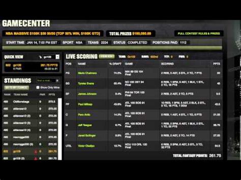 Whether you play fanduel, draftkings, or fantasydraft, sportsline uses data driven analysis to give you recommendations for the best possible daily fantasy picks. Winning 50/50 FanDuel DraftKings NBA Lineup Daily Fantasy ...