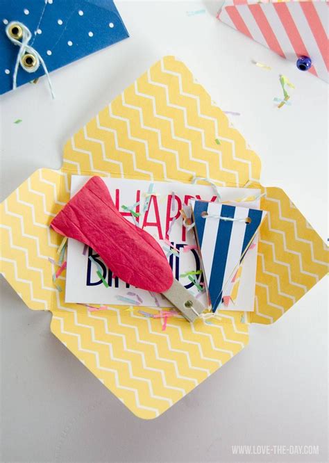 Party In An Envelope By Love The Day Birthday Card Pictures Birthday