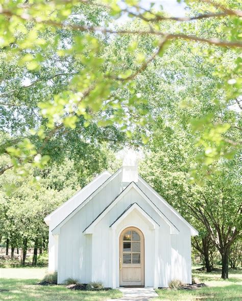This White Wedding Chapel Is Less Than An Hour Drive From Dallas