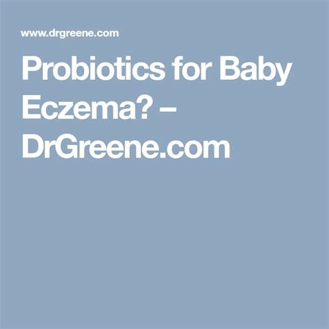 Probiotics For Baby Eczema Baby Eczema Eczema