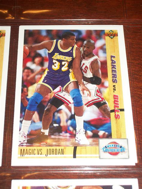 91-92 Upper Deck Magic Johnson vs. Michael Jordan- Classic Confrontation
