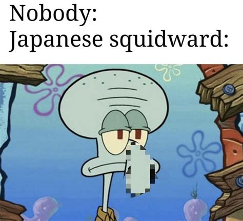 Spongebob Spongebob And Squidward Squinting Meme