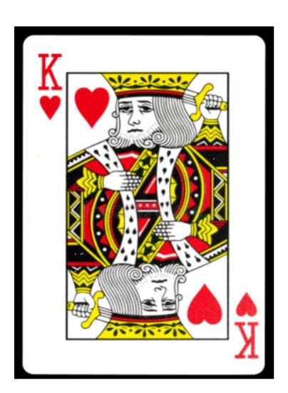 How many kings are in a deck of cards. What is the only king in a deck of playing cards without a ...