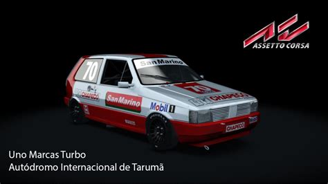 Uno Marcas Turbo Autódromo de Tarumã Assetto Corsa Links YouTube