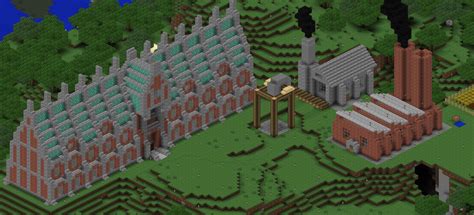 This option adds a robot companion, fusion reactors, atomic. I copied the copper roof building for my industrial SMP ...