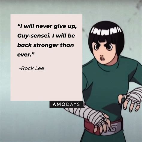 34 Rock Lee Quotes To Awaken Your Inner Ninja