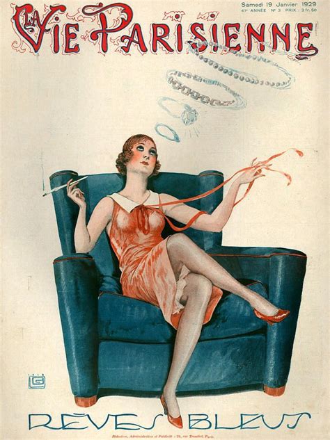 la vie parisienne january 1929 illustration by georges leonnec la vie