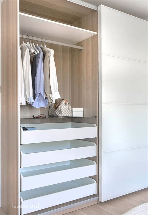 Ours come in styles that match our wardrobes and in different sizes so you can use them around your home, for instance a tall chest of drawers in a narrow hall. The Paper Mulberry: || WARDROBE | CLOSET | one