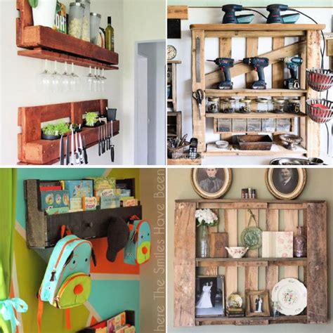 25 Pallet Shelves With Easy Diy Instructions Blitsy