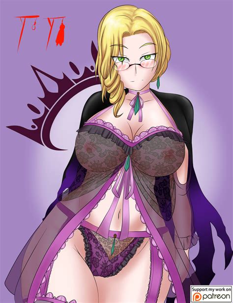 Suicidetoto Glynda Goodwitch Rwby Highres 1girl Blonde Hair Breasts Female Focus Glasses