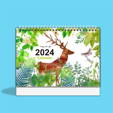 Custom Printing 365 Day Daily Spiral Binding Advent Desk Calendar