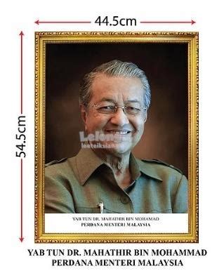 Senarai nama perdana menteri serta bekas perdana menteri malaysia ini mengandungi nama penuh, gambar, tarikh lahir serta tarikh meninggal dunia, gelaran, dan tarikh mula serta tamat memegang jawatan. BINGKAI POTRET PERDANA MENTERI MALA (end 5/22/2019 11:15 PM)