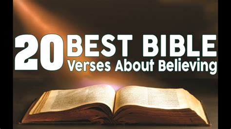 20 Best Bible Verses About Believing Youtube
