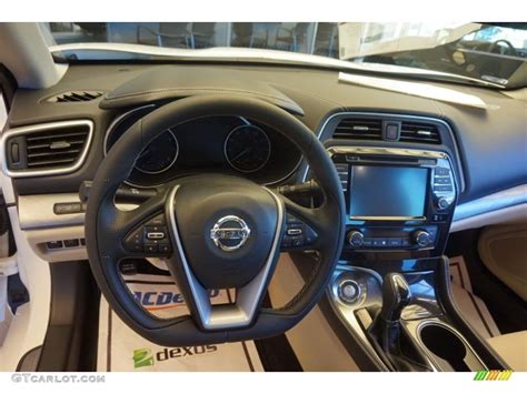 2016 Nissan Maxima S Cashmere Dashboard Photo 104536702