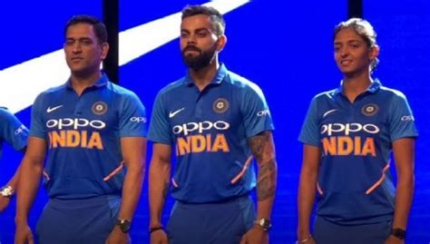 The home of england cricket team on bbc sport online. New jersey for Indian cricket team unveiled