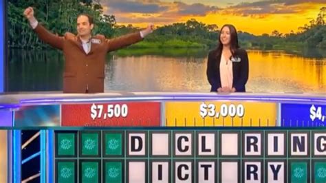 Wheel Of Fortune Contestant Stunningly Fails At Declaring Victory