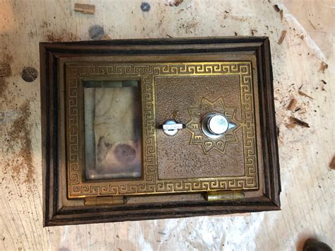 Antique Post Office Box Door Bank 6 Steps With Pictures Instructables