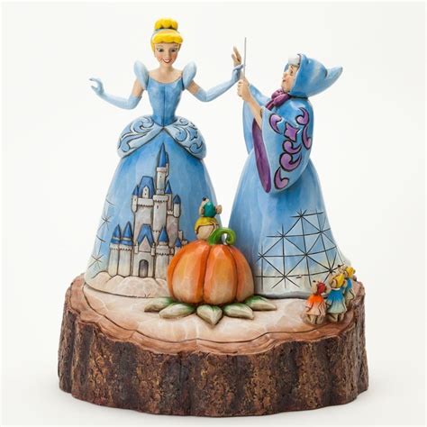 Cinderella Carved Wood By Jim Shore Disney Traditions Disney