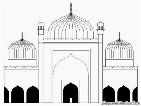 Masjid yang dibanguan nabi muhammad saw. Gambar Animasi Keren: Gambar Animasi Kartun Mesjid Untuk Mewarnai