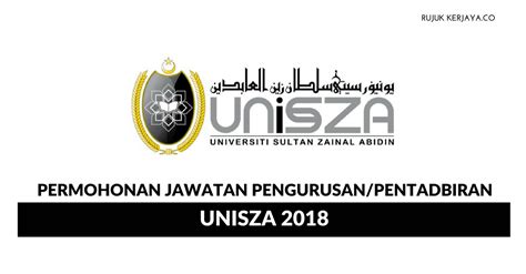 Universiti sultan zainal abidin, terengganu students can get immediate homework help and access over 2600+ documents, study resources, practice tests, essays master your classes with homework help, exam study guides, past papers, and more for unisza. Permohonan Jawatan Kosong di UNISZA Universiti Sultan ...