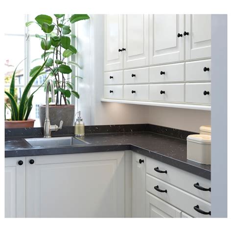 After running into a rogue vent what to buy, what paint colours to use, handles and countertop recommendations so your ikea kitchen looks like it was custom (and. SÄLJAN Countertop, black marble effect, laminate, 98x1 1/2 ...