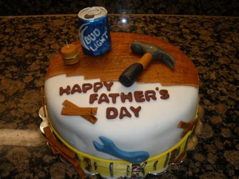 This is a 10×13 chocolate cake with buttercream crumb coat and fondant top coat. Father's Day Themed Cake / Fathers Day Cake Ideas 2019