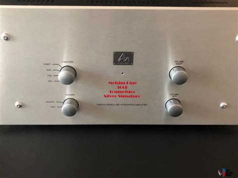 Audio Note Uk Tonmeister Meishu Silver Signature Line 300b Integrated