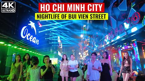 crazy nightlife of bui vien street in ho chi minh city vietnam walking tour [4k] youtube