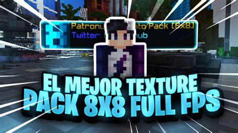 😲el Mejor Texture Pack Full Fps 8x8 Minecraft Skywars😍 Youtube