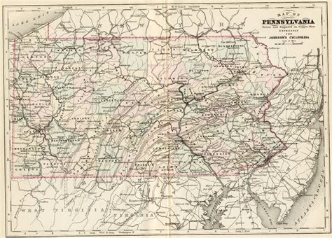 1880s Pennsylvania Maps