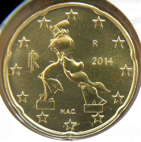 Italy Euro Coins Unc 2014 Value Mintage And Images At Euro Coinstv