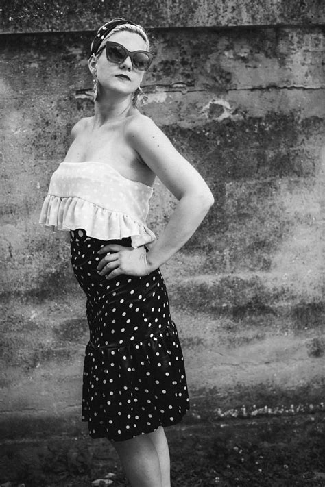 Free Picture Photo Model Black And White Monochrome Vintage Photocopy Standing Pretty